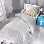 Saint Clair Σετ σεντονια 3 τεμαχιων blue stripes