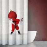 ΧΡΙΣΤΟΥΓΕΝΝΙΑΤΙΚΗ ΚΟΥΡΤΙΝΑ ΜΠΑΝΙΟΥ ΑΔΙΑΒΡΟΧΗ SAINT CLAIR DES 410