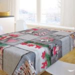 ΧΡΙΣΤΟΥΓΕΝΝΙΑΤΙΚΟ ΤΡΑΠΕΖΟΜΑΝΤΗΛΟ 145x180 SAINT CLAIR 2021