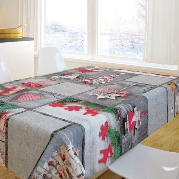 ΧΡΙΣΤΟΥΓΕΝΝΙΑΤΙΚΟ ΤΡΑΠΕΖΟΜΑΝΤΗΛΟ 145x180 SAINT CLAIR 2021