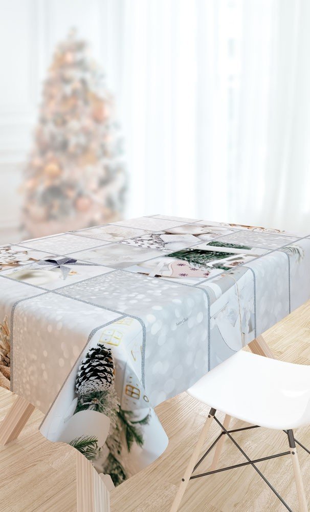 ΧΡΙΣΤΟΥΓΕΝΝΙΑΤΙΚΟ ΤΡΑΠΕΖΟΜΑΝΤΗΛΟ 145x180 SAINT CLAIR 2031