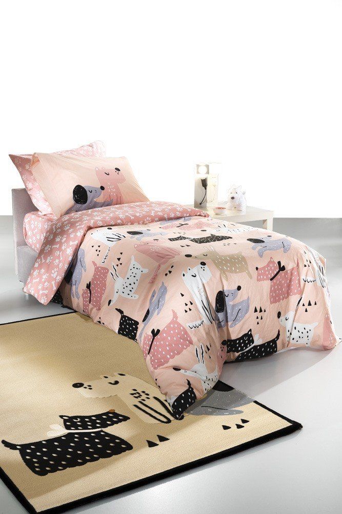 ΠΑΠΛΩΜΑΤΟΘΗΚΗ SAINT CLAIR 160x220 DOGGY PINK