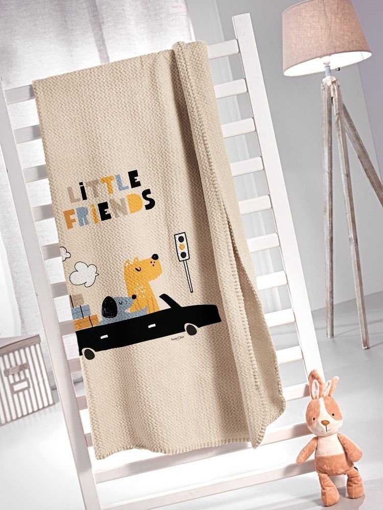 ΚΟΥΒΕΡΤΑ FLEECE MONH 160x220 SAINT CLAIR DOGGY BLUE