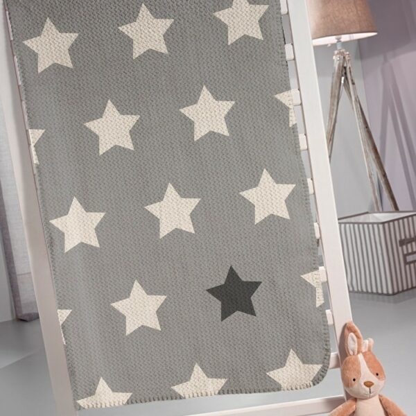 ΚΟΥΒΕΡΤΑ FLEECE MONH 160x220 SAINT PIRINEO GREY