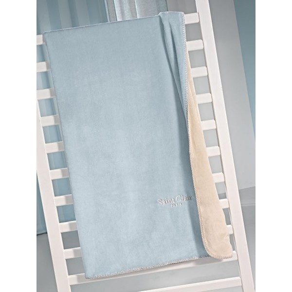 ΚΟΥΒΕΡΤΑ FLEECE MONH 160x220 SAINT CLAIR TRESOR BLUE