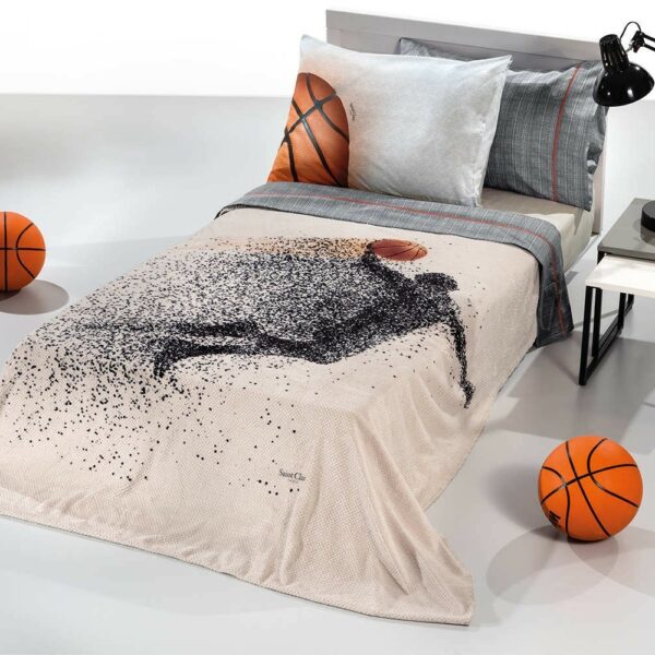 ΚΟΥΒΕΡΤΑ FLEECE MONH 160x220 SAINT CLAIR DOUBLE