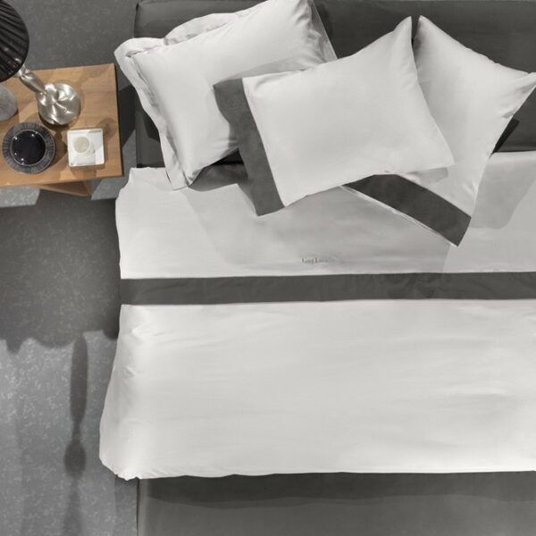 Σετ Σεντόνια King Size 270x280 Guy Laroche Silky Silver-Anthracite
