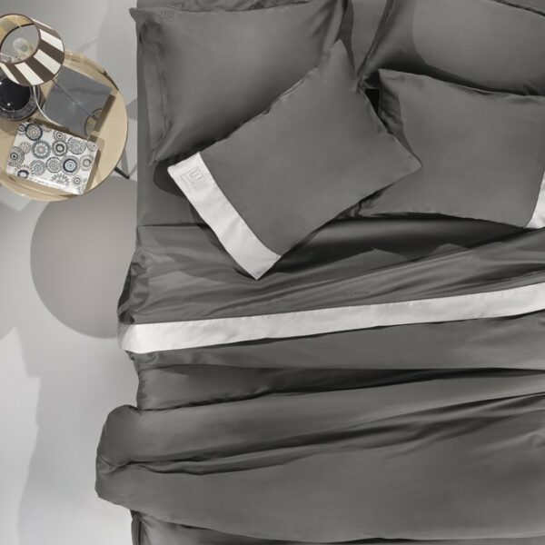 Σετ Σεντόνια King Size 270x280 Guy Laroche Silky Anthracite-Silver