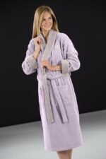 Μπουρνούζι Guy Laroche Duo Lilac - Image 2