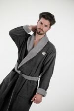 Μπουρνούζι Guy Laroche Duo Noir - Image 3