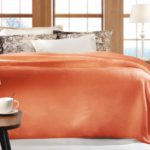 Κουβέρτα Βελουτέ Υπέρδιπλη Guy Laroche Solid Coral
