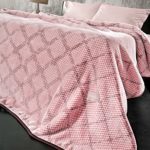 Κουβέρτα Βελουτέ Υπέρδιπλη Guy Laroche Marron Cherry