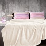 Κουβέρτα Ulta Soft Υπέρδιπλη Guy Laroche Rombus Ecru