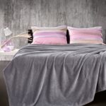 Κουβέρτα Ulta Soft Υπέρδιπλη Guy Laroche Rombus Silver