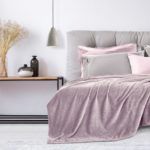 Κουβέρτα Ulta Soft Υπέρδιπλη Guy Laroche Rombus Lilac
