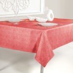 Αλέκιαστο Τραπεζομάντηλο 145x180 Saint Clair 1020 Tomato