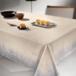 Αλέκιαστο Τραπεζομάντηλο 145x220 Saint Clair 1021 Beige-Silver