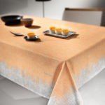 Αλέκιαστο Τραπεζομάντηλο 145x180 Saint Clair 1021 Mango-Silver