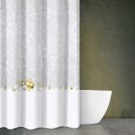 Χριστουγεννιάτικη Κουρτίνα Μπάνιου 180x200 Saint Clair Des 413