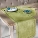 Σουπλά Διπλής Όψης 45×33 Saint Clair 3007 Lime