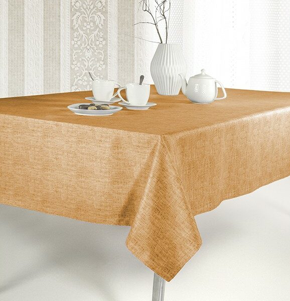 Αλέκιαστο Τραπεζομάντηλο 145x180  Saint Clair 1020 Mango
