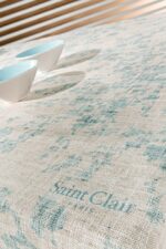 Αλέκιαστο Τραπεζομάντηλο 140x180 Saint Clair 1004 Mint - Image 2