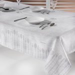 Αλέκιαστο Τραπεζομάντηλο 145x180 Saint Clair 1007 Silver