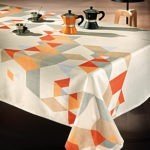 Αλέκιαστο Τραπεζομάντηλο 145x180 Saint Clair 1012 Mango