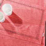 Σουπλά Διπλής Όψης 45×33 Saint Clair 3007 Laser Cut Tomato