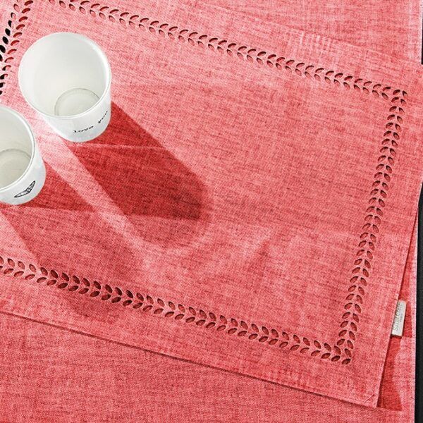 Σουπλά Διπλής Όψης 45×33 Saint Clair 3007 Laser Cut Tomato