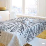 Αλέκιαστο Τραπεζομάντηλο 145x220 Saint Clair 1019 Smoke