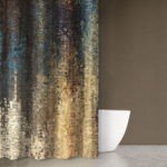 Κουρτίνα Μπάνιου 180×200 Αδιάβροχη Saint Clair Abstract Des 101