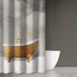 Κουρτίνα Μπάνιου 180×200 Αδιάβροχη Saint Clair Abstract Des 105