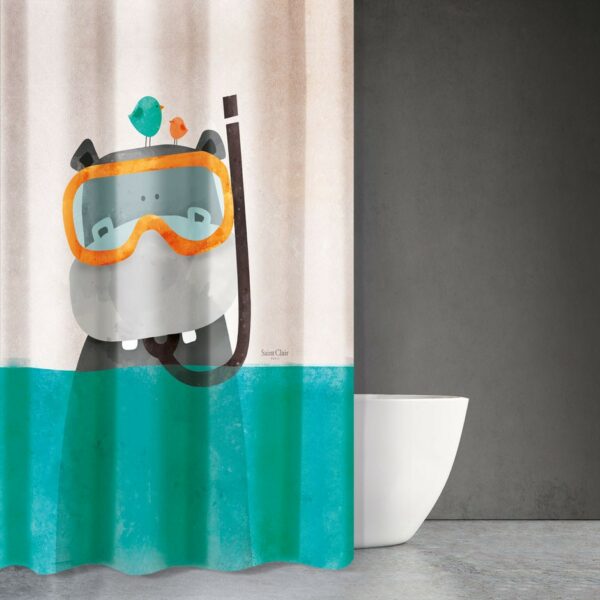 Κουρτίνα Μπάνιου 180×200 Αδιάβροχη Saint Clair Baby Kids Des 303