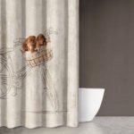 Κουρτίνα Μπάνιου 180×200 Αδιάβροχη Saint Clair Animals Des 203