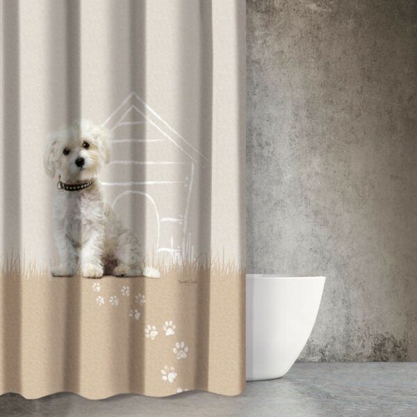 Κουρτίνα Μπάνιου 180×200 Αδιάβροχη Saint Clair Animals Des 205