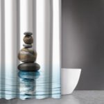 Κουρτίνα Μπάνιου 180×200 Αδιάβροχη Saint Clair Zen Body Des 802