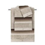 Σετ Πετσέτες 3 Τεμαχίων Guy Laroche Mykonos Natural