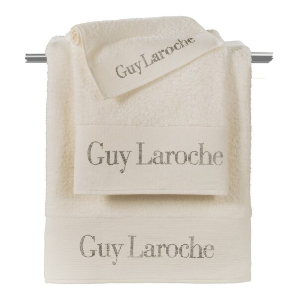 Σετ Πετσέτες 3 Τεμαχίων Guy Laroche Futura Ivory