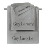 Σετ Πετσέτες 3 Τεμαχίων Guy Laroche Futura Silver