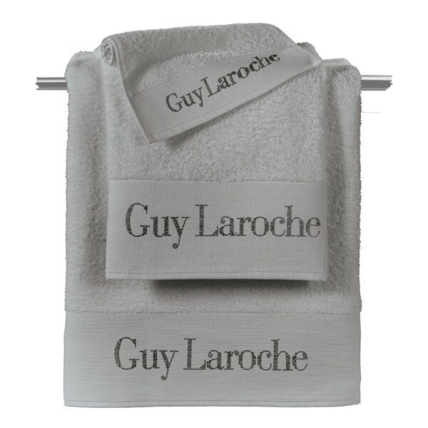Σετ Πετσέτες 3 Τεμαχίων Guy Laroche Futura Silver