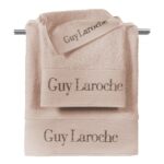 Σετ Πετσέτες 3 Τεμαχίων Guy Laroche Futura Old Pink