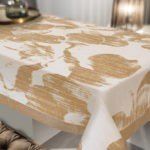 Αλέκιαστο Τραπεζομάντηλο 145x145  Saint Clair 1030 Curry