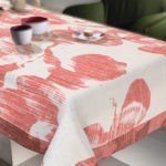 Αλέκιαστο Τραπεζομάντηλο 145x145  Saint Clair 1030 Granate