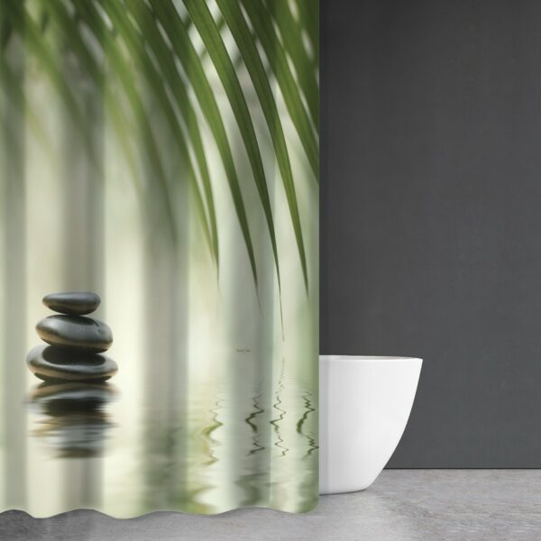 Κουρτίνα Μπάνιου 180×200 Αδιάβροχη Saint Clair Zen Body Des 811