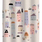 Παιδική Κουρτίνα Με Τρουκς 160×240 Saint Clair Puppy Pink