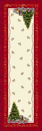 Χριστουγεννιάτικο Σετ 4τμχ Καρέ-Σεμέ Vassiliadis Runner 536R 2καρέ100×100&2σεμέν40×100 - Image 2