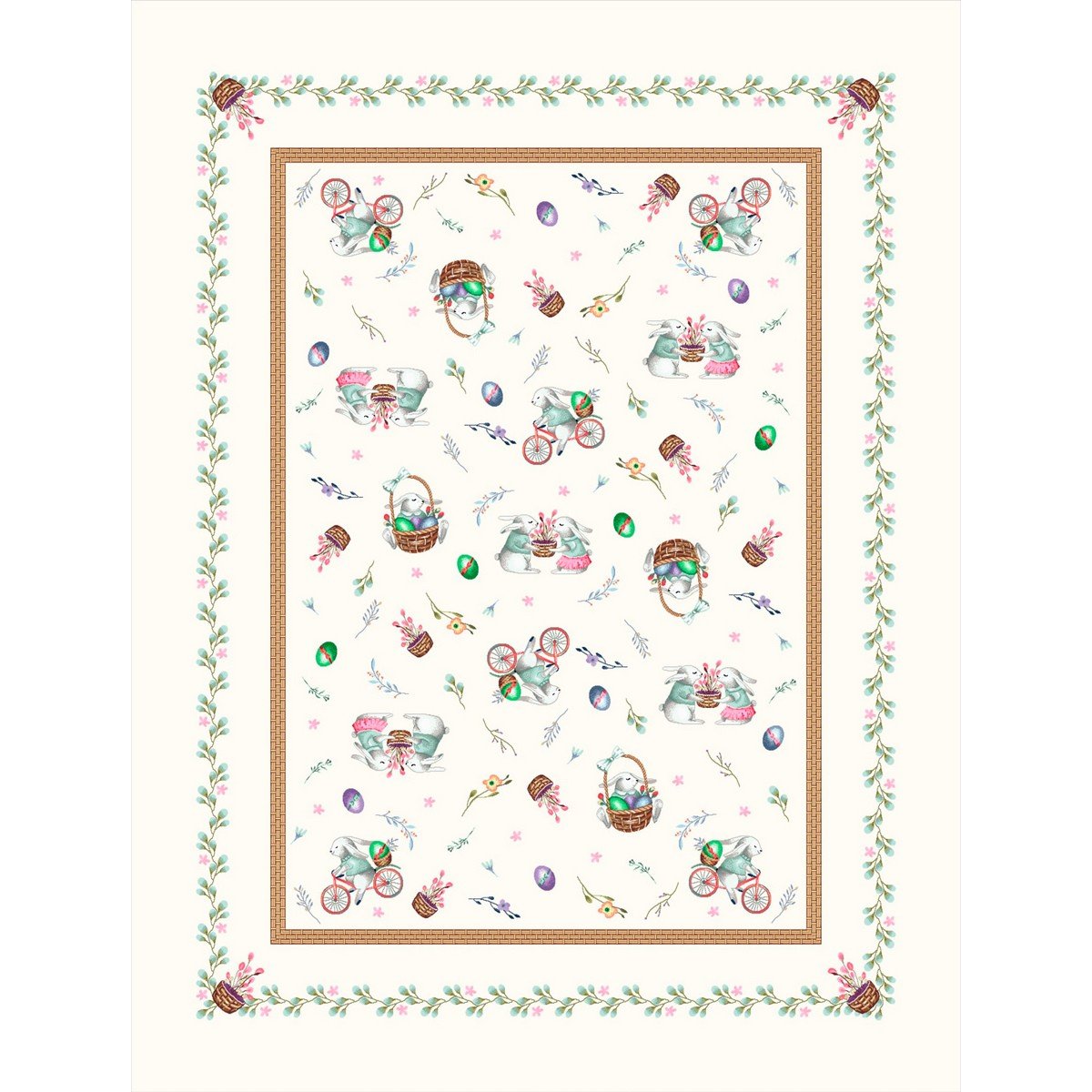 650_140x180-140x240 Πασχαλινό Τραπεζομάντηλο 140x240 Vassiliadis Runner 650 - Image 1