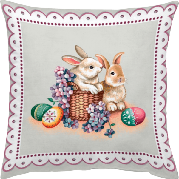 Πασχαλινή Μαξιλαροθήκη 45x45 Vassiliadis Kiss 1018