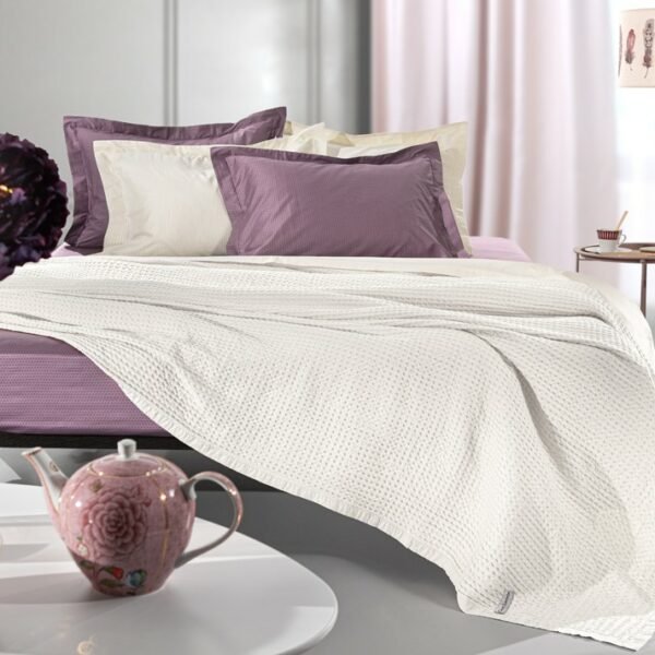 Κουβέρτα Πικέ Υπέρδιπλη 230×240 Guy Laroche Eternity Perla